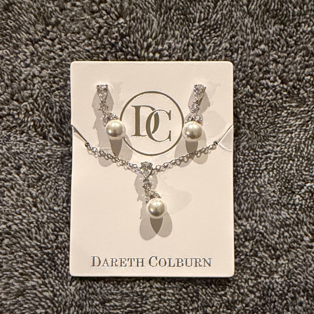 Dareth Colburn Silver And Pearl Drop Earrings